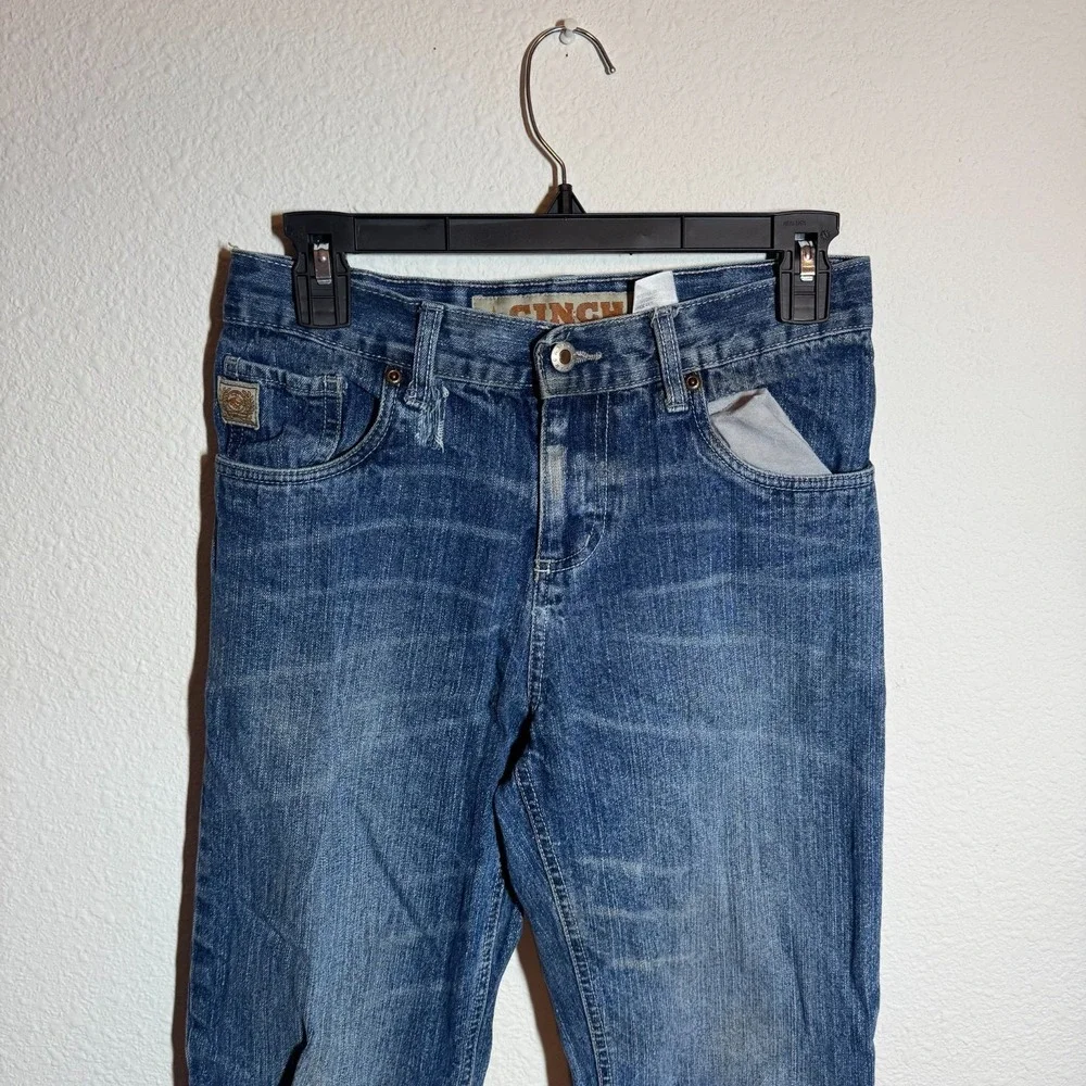 Cinch Original Fit Jeans‎ Boys 28x28 Blue Medium Wash Denim Cotton Straight Leg